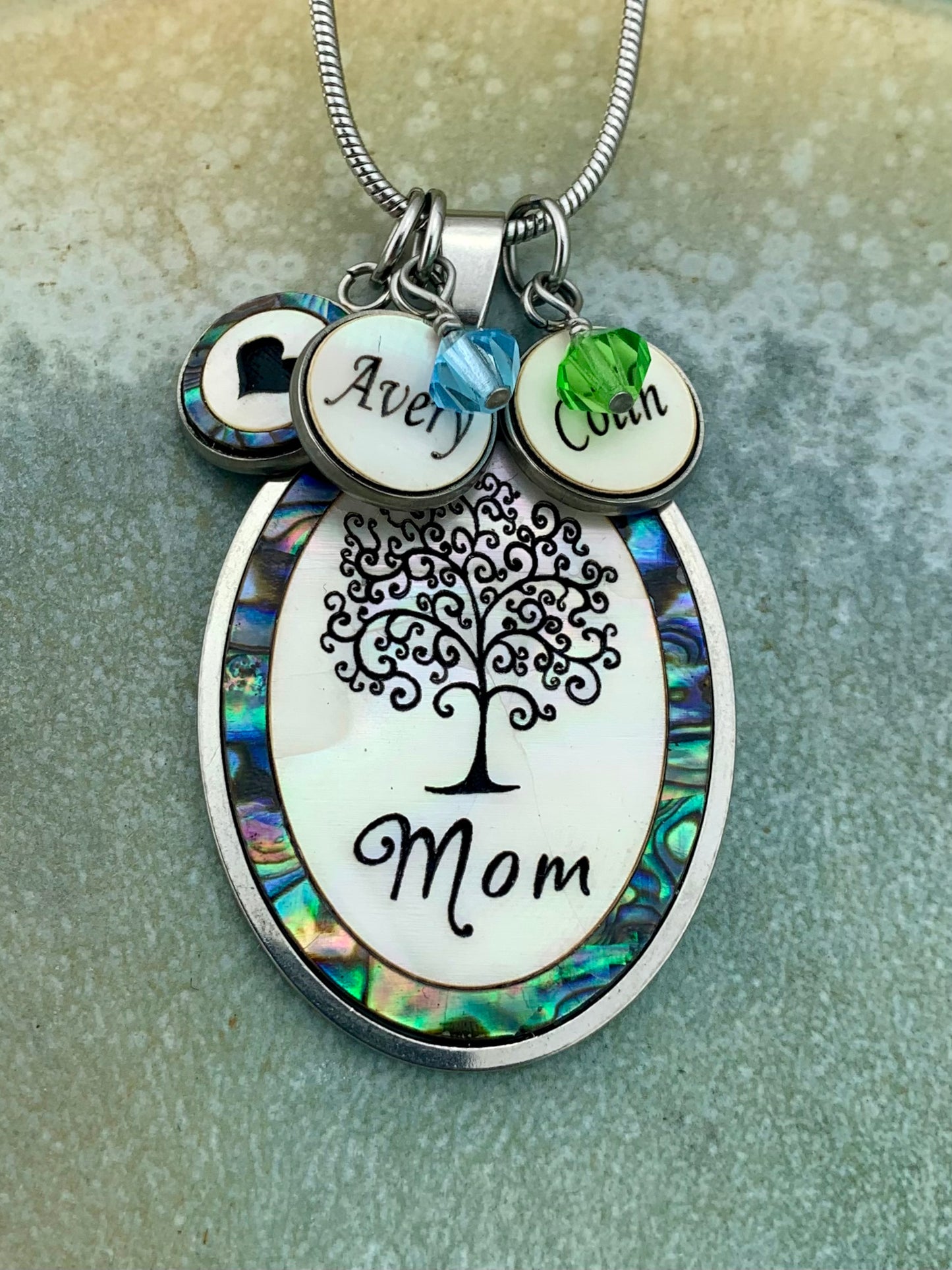 Mom Oval Pendant