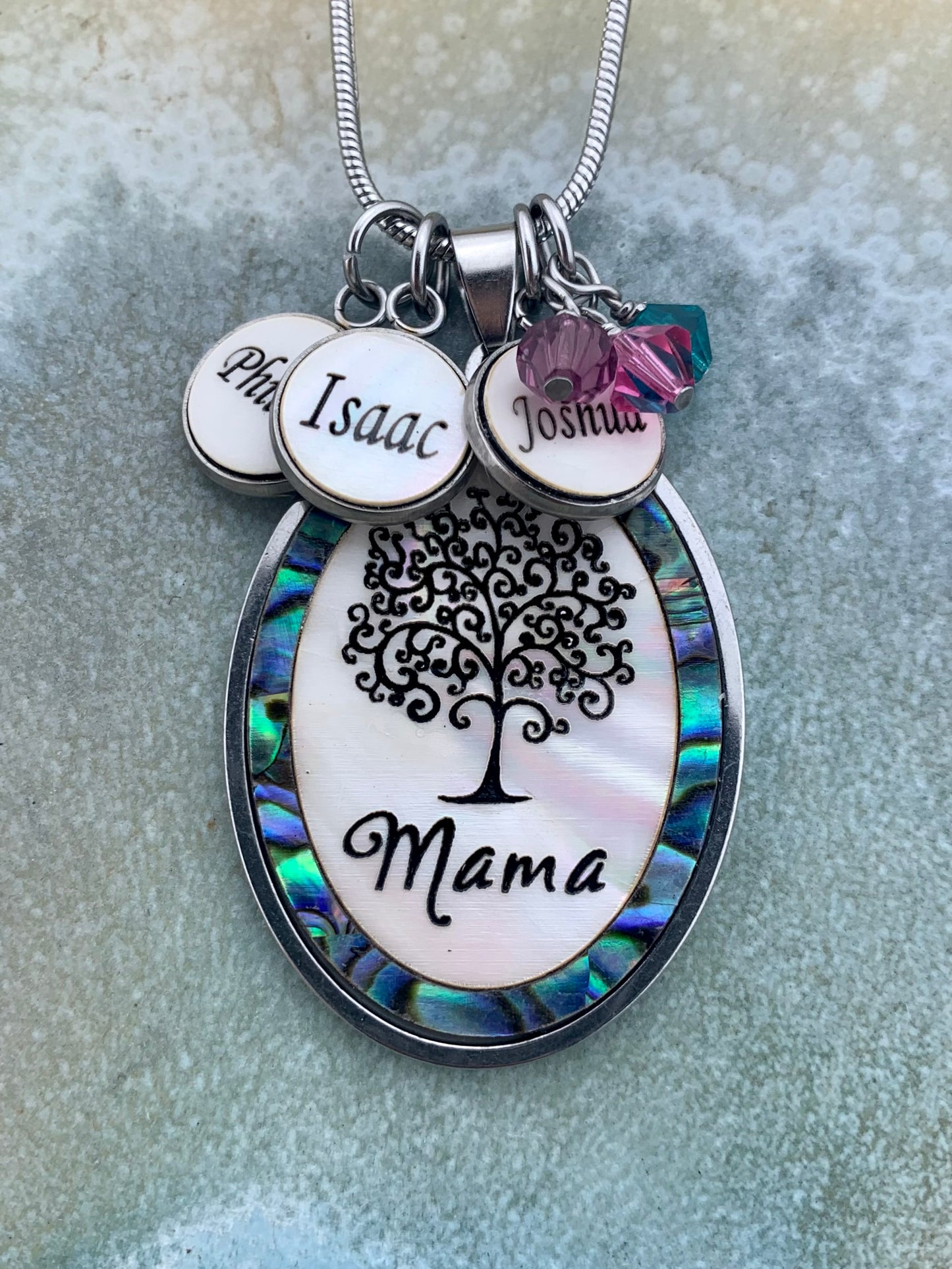 Mama Oval Tree of Life Pendant
