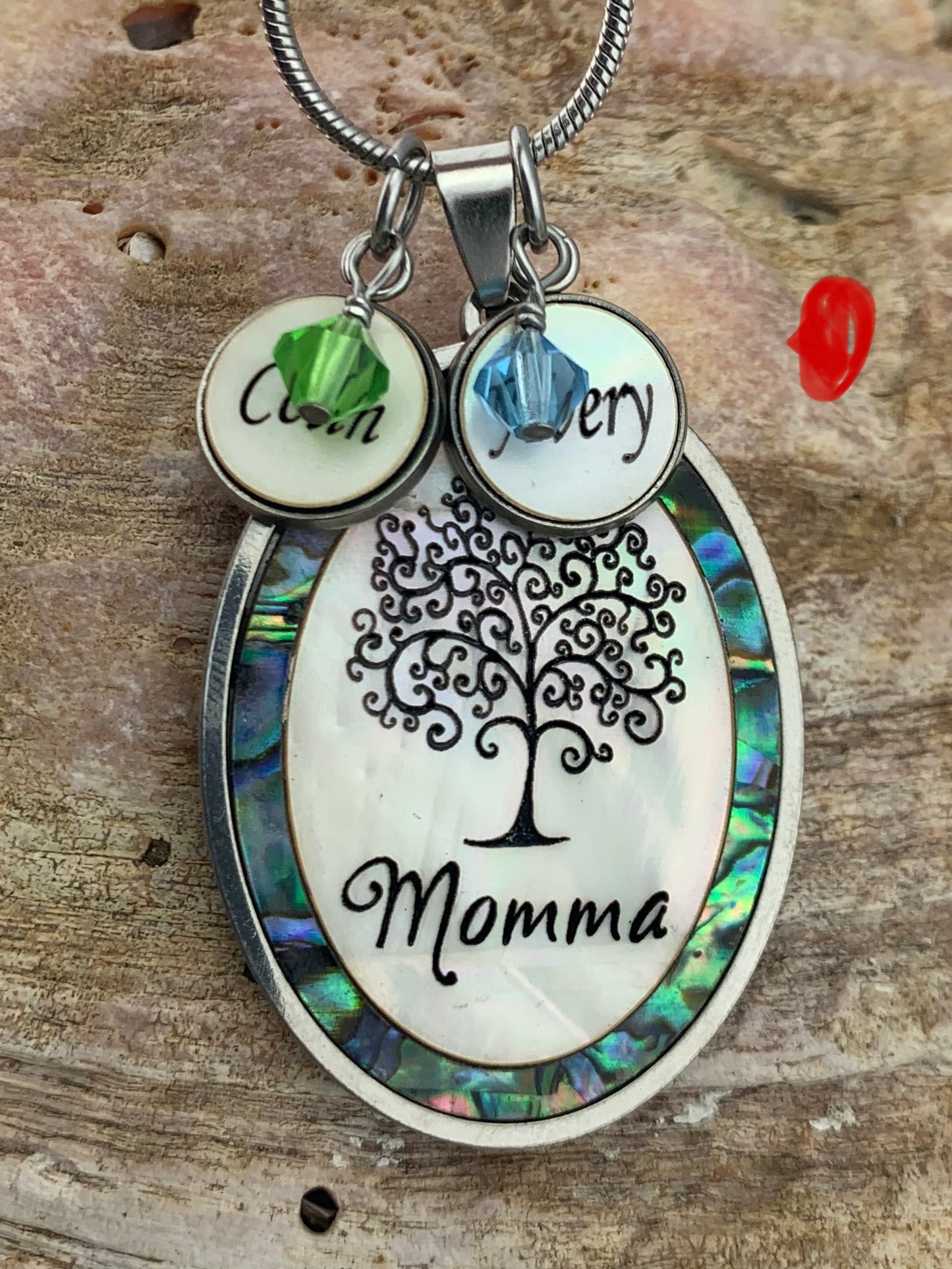 Momma Oval Tree of Life Pendant
