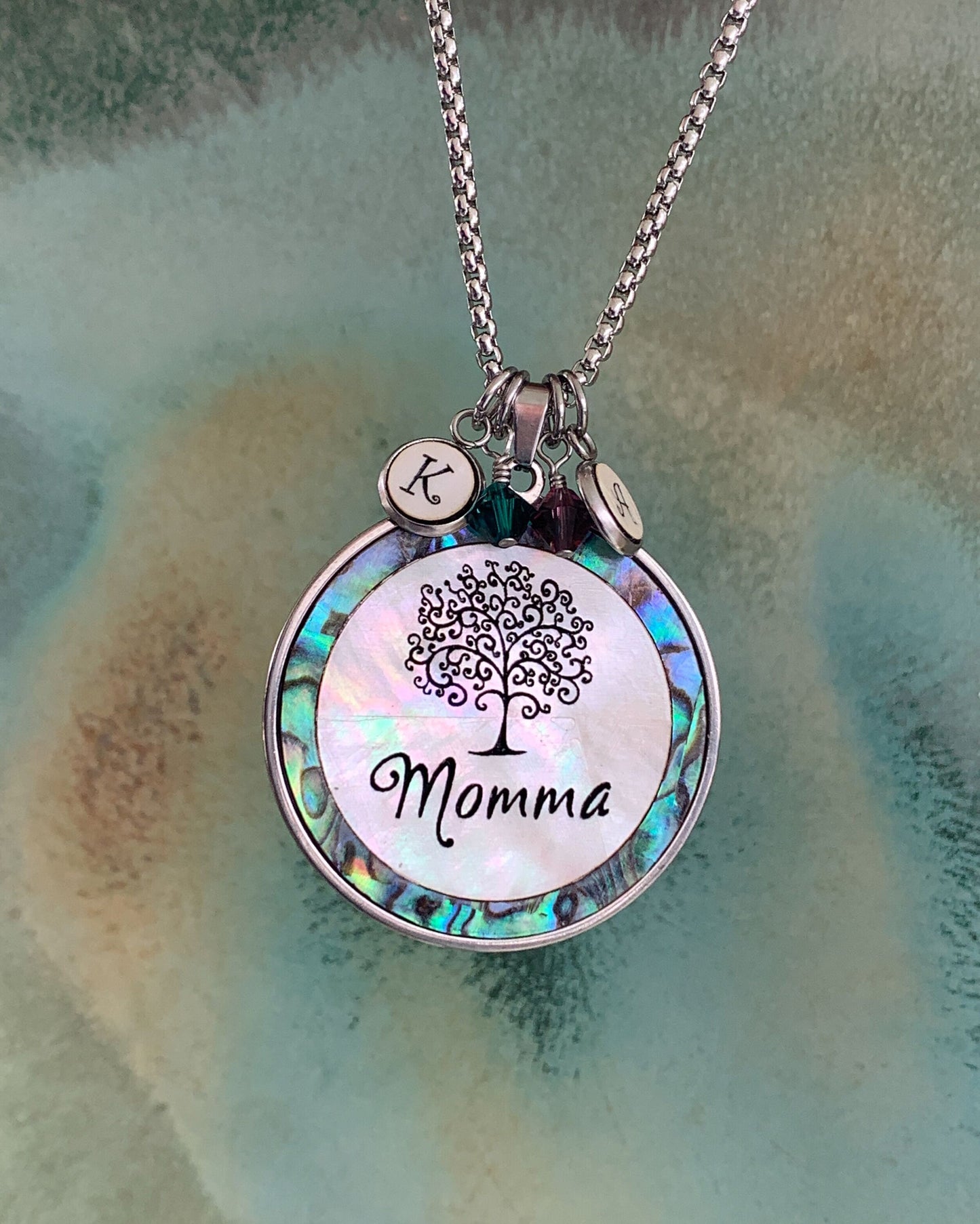 Initials, Alphabet, Curlz, 8mm, Clay Hope Jewelry, Clay Hope