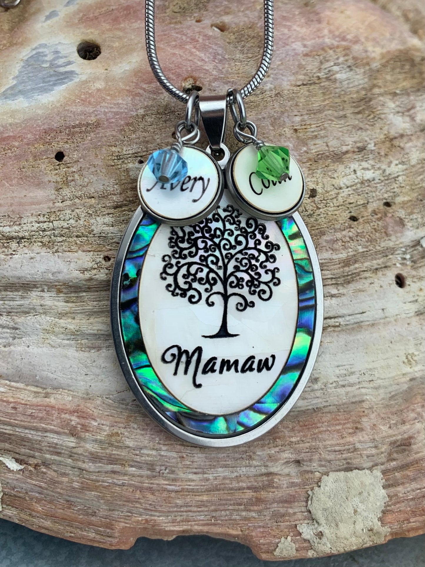 Mamaw Oval Tree of Life Pendant
