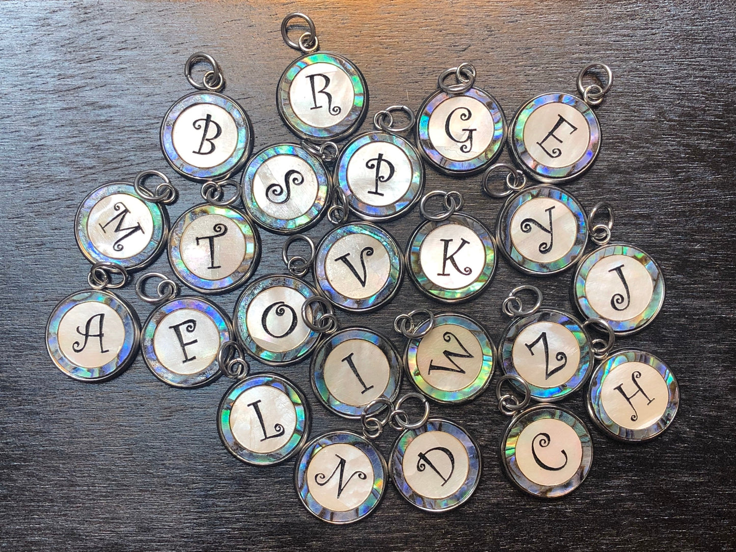 Initials, Alphabet, Curlz, 16mm